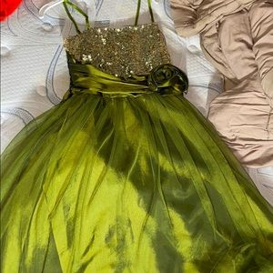 Green Party dress